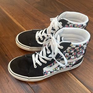 Girls Vans High Tops Size 4